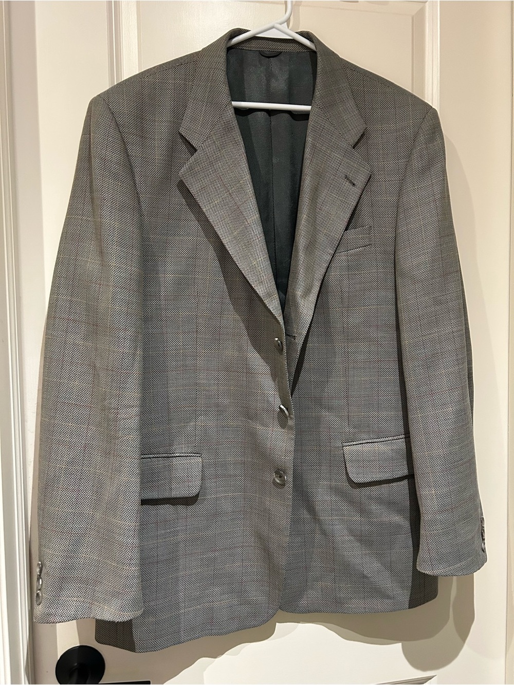 Heritage Men's Gray Plaid Sport Coat